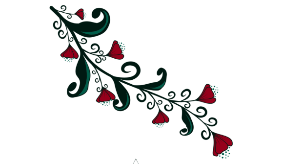 Cute Floral Motif Svg Graphics and Illustrations Review
