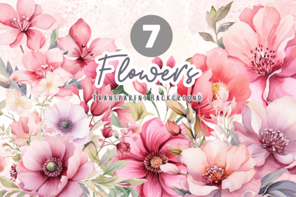Reviewing Watercolor Pink Flowers for Embroidery