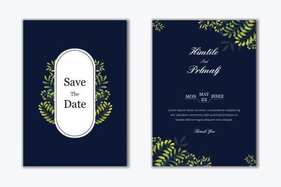 Wedding Invitation Card Design: Premium Graphics & Print Templates